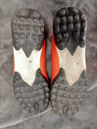 Botas fútbol niño Adidas Nemesis 36 1/2 Naranja