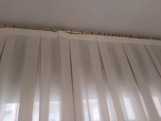 Cortina de comedor beige