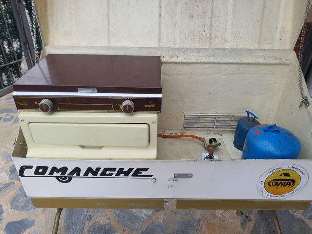 Cofre Baúl Comanche Blanco y Azul