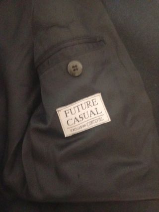 Chaqueta Cortefiel Negra Terciopelo