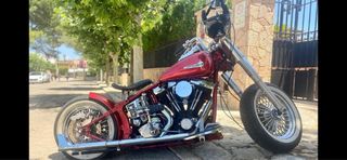 Harley Davidson Roja Personalizada