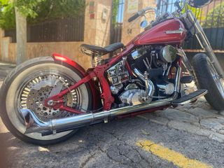 Harley Davidson Roja Personalizada