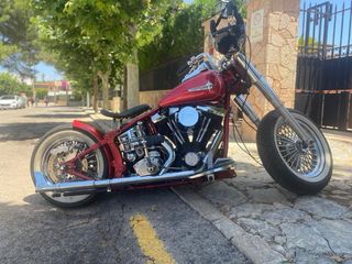 Harley Davidson Roja Personalizada