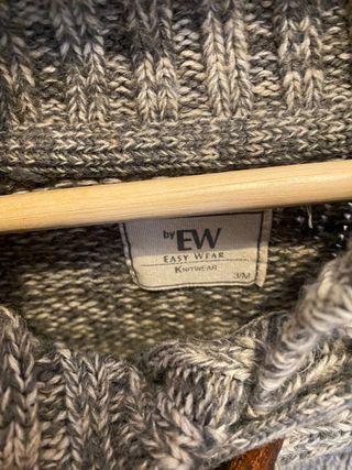 Suéter H&M Talla M Gris