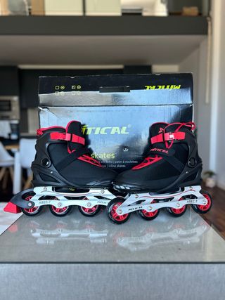 Patines en línea MITICAL negros y rojos
