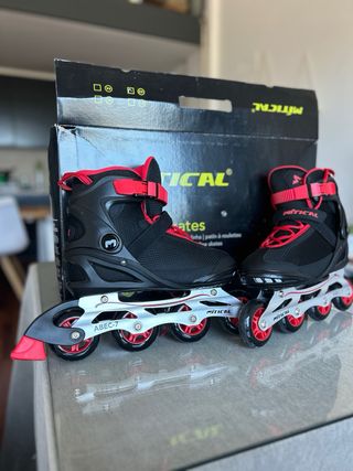 Patines en línea MITICAL negros y rojos