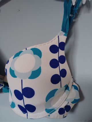 Sujetador relleno estampado floral