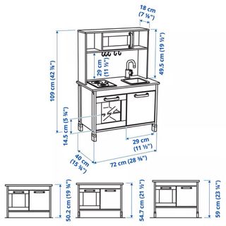 Cocinita de juguete de madera