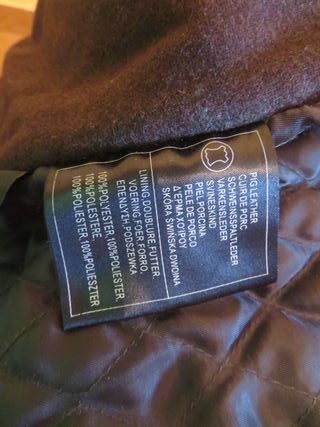 Chaquetón Piel Cerdo Núñez de Arenas Talla 50