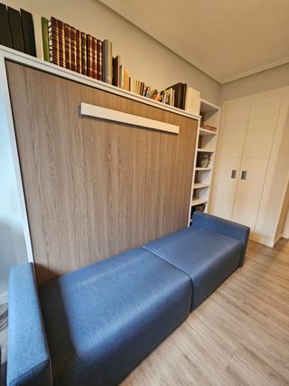 Sofá Cama Matrimonio con Estanterías