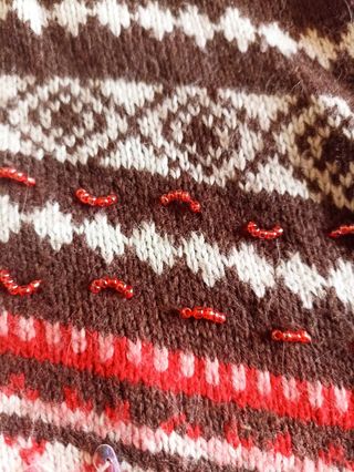 Bolero Pepe Jeans Vintage Marrón y Rosa