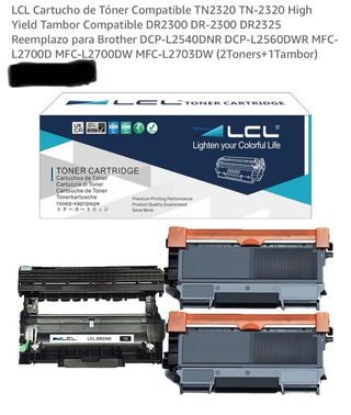 Pack Tóner y Tambor LCL Compatible Brother