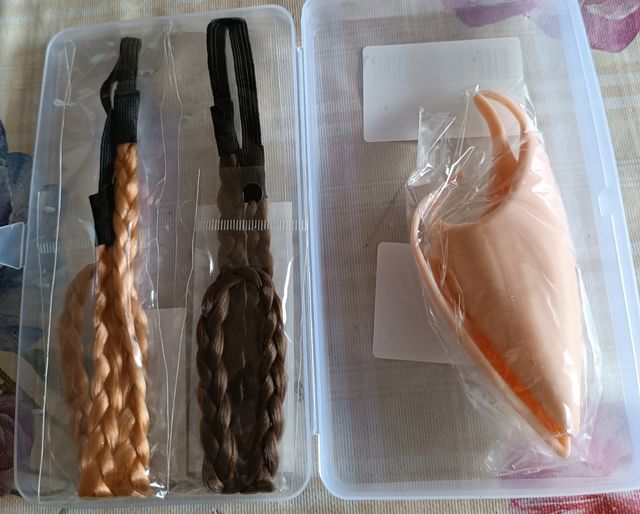 Orejas Elfo y Trenzas Carnaval Halloween