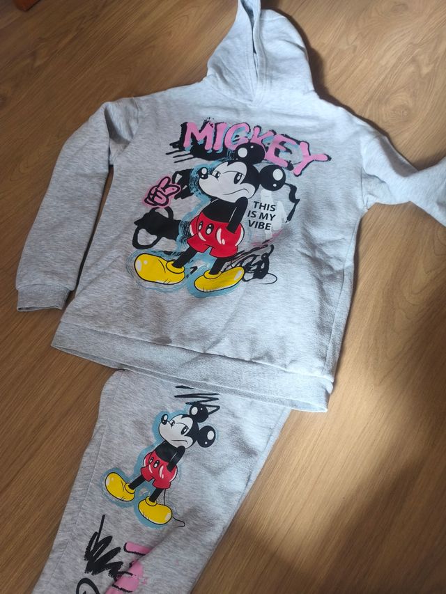 Chándal Mickey Mouse Gris