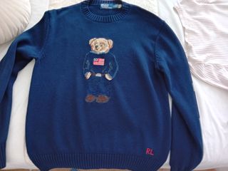 Jersey Polo Ralph Lauren Oso Azul Talla M