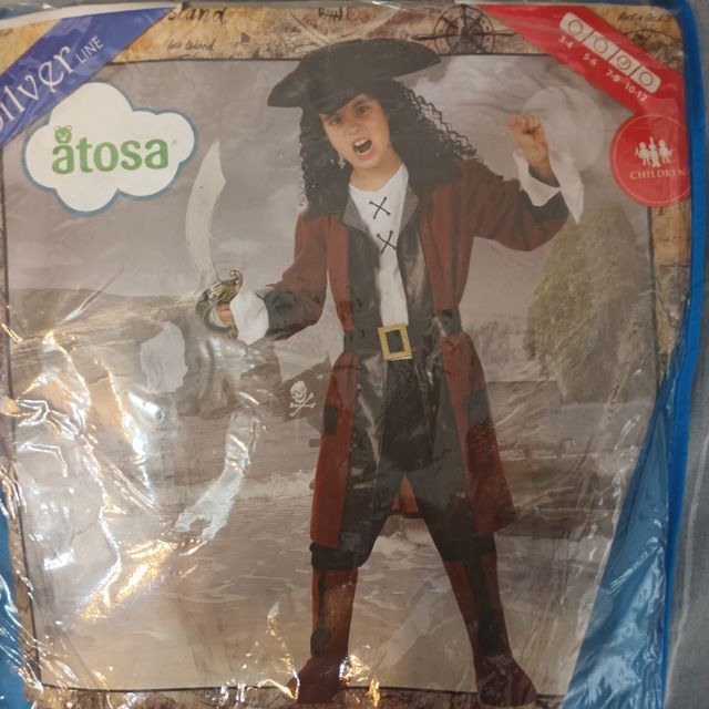 Disfraz Pirata Niño Talla 7-9