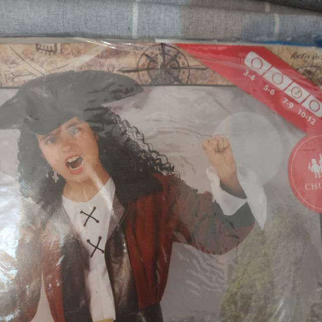 Disfraz Pirata Niño Talla 7-9