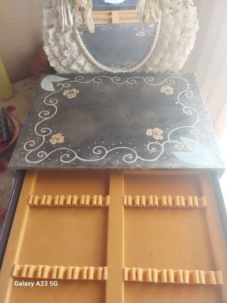 Portagioie vintage decorato