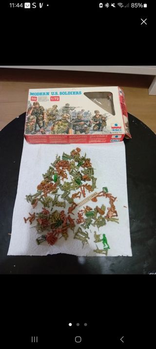 Soldatini in plastica in scala 1/72