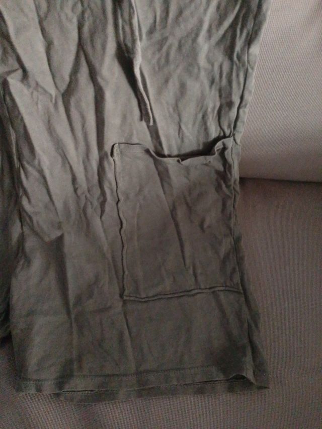 Mono corto verano mujer verde oliva