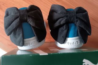 Zapatillas Puma Suede Azul y Negro