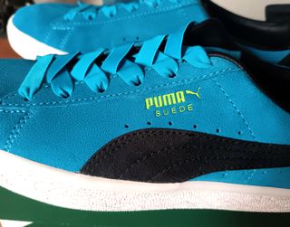 Zapatillas Puma Suede Azul y Negro