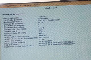 Apple MacBook Air 7,2 2015
