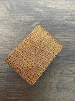Corbata de seda con estampado geométrico