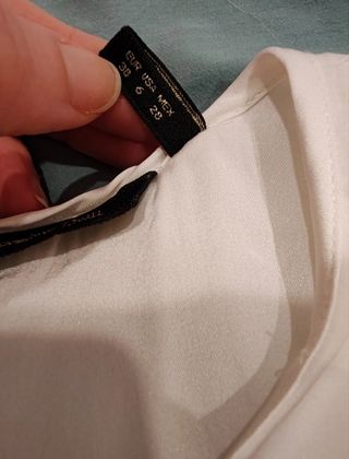 Blusa Massimo Dutti Blanca