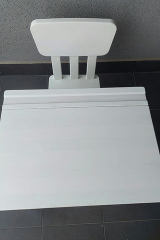 Escritorio y silla infantil blanco