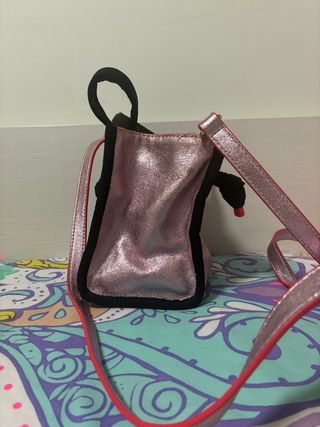 Bolso Tous rosa y negro