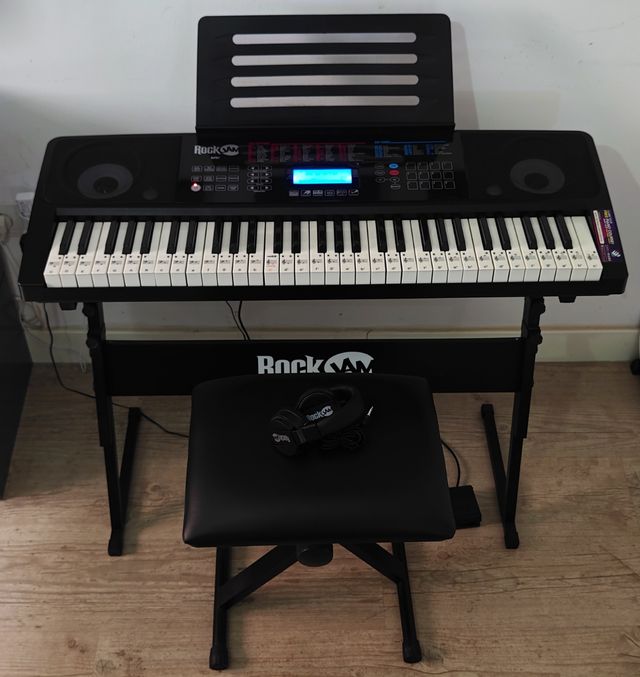 KIT COMPLETO - Piano RockJam RJ761