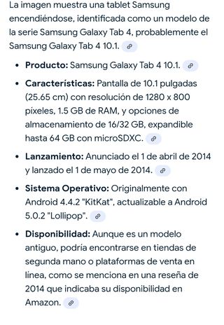 Samsung Galaxy Tab 4 Blanca