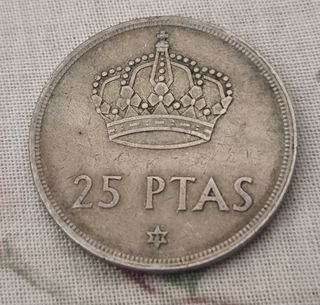 Moneda 25 Pesetas 1975 Estrella 77