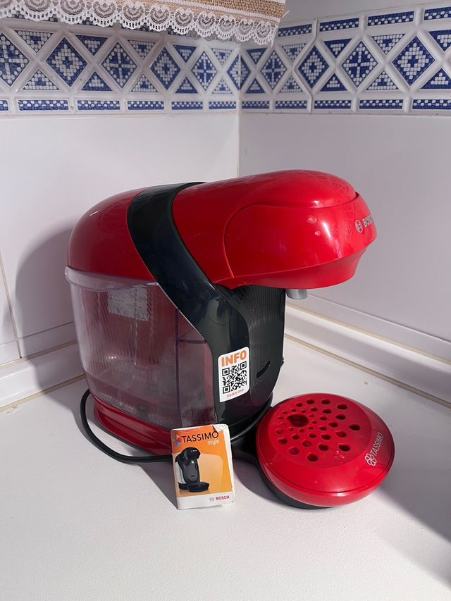 Cafetera Bosch Tassimo Style Roja