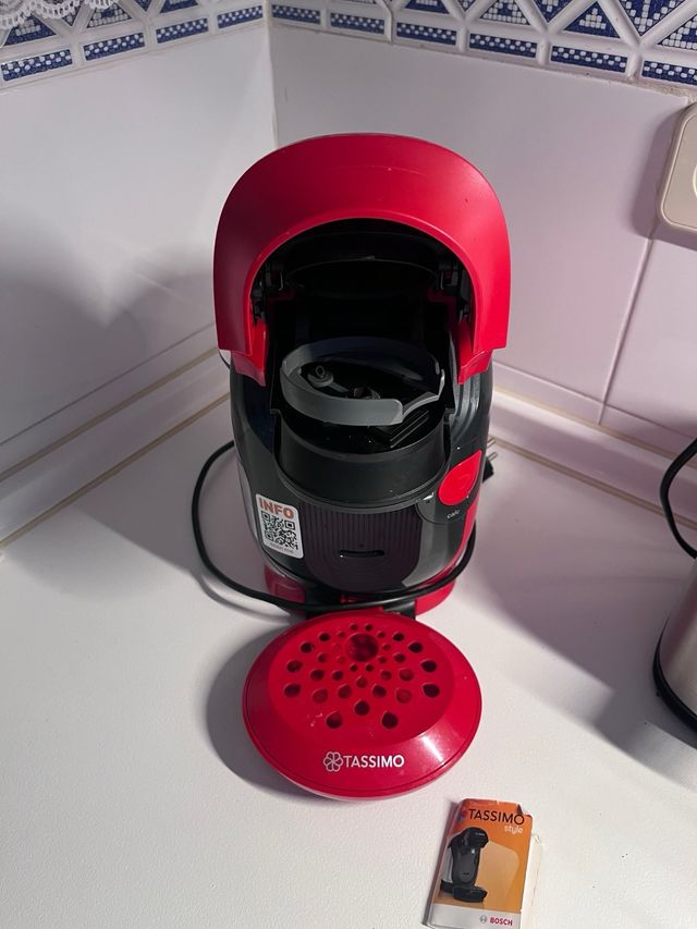 Cafetera Bosch Tassimo Style Roja