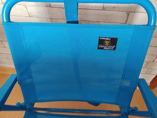 Silla Crevicosta Azul Plegable