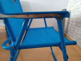 Silla Crevicosta Azul Plegable