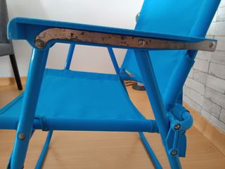 Silla Crevicosta Azul Plegable