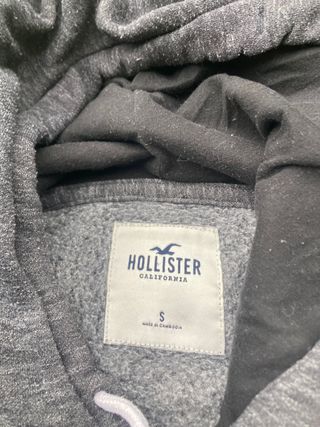 Sudadera Hollister niño gris 