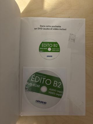EDITO B2 ELEVE+CD+DVD