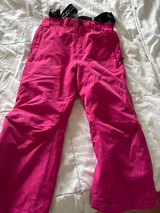 Conjunto esquí niña CMP rosa y gris