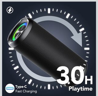 Altavoz Bluetooth M9 Negro Multicolor