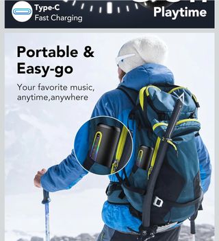 Altavoz Bluetooth M9 Negro Multicolor