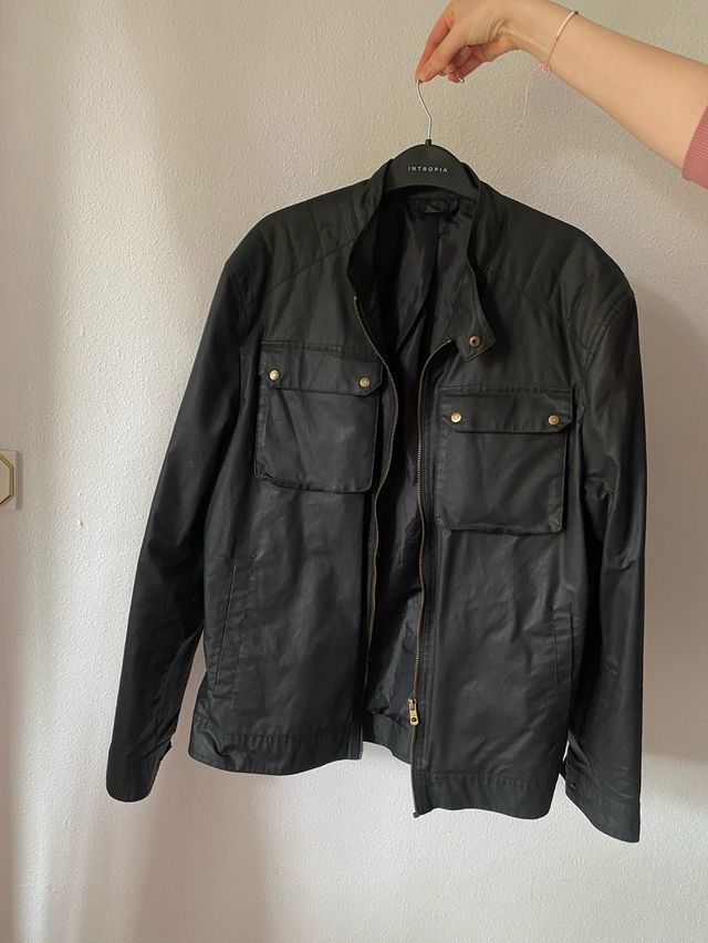 Chaqueta Intropia Negra Hombre