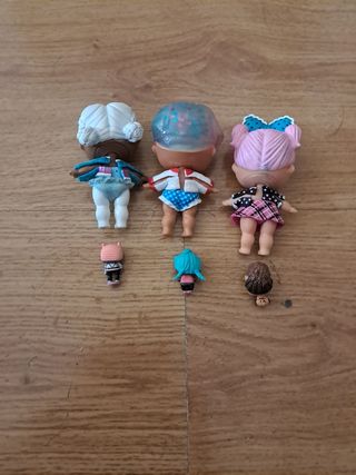 Lote de 6 muñecas LOL