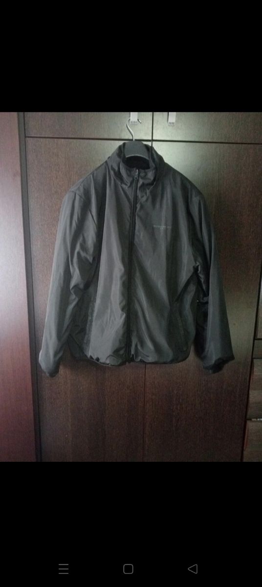 Chaqueta reversible hombre negra