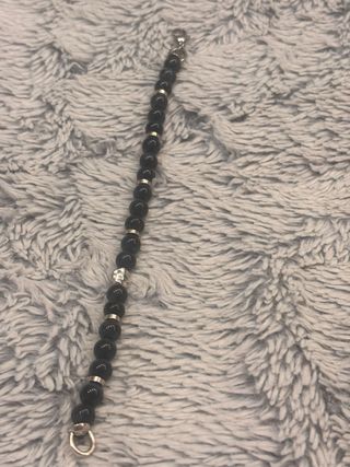 Bracciale uomo con chiusura in acciaio