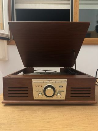 Tocadiscos Sunstech PXR32 Marrón
