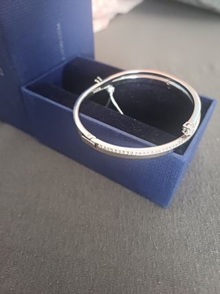 Pulsera Swarovski Mujer Azul y Plata